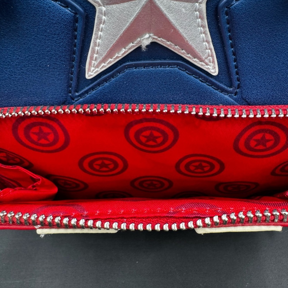 Loungefly Captain America Mini Backpack - Picture 4 of 9